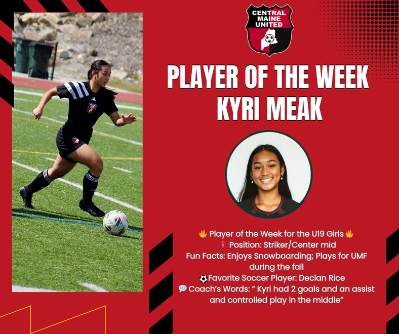 U19 Girls POTW Kyri Meak