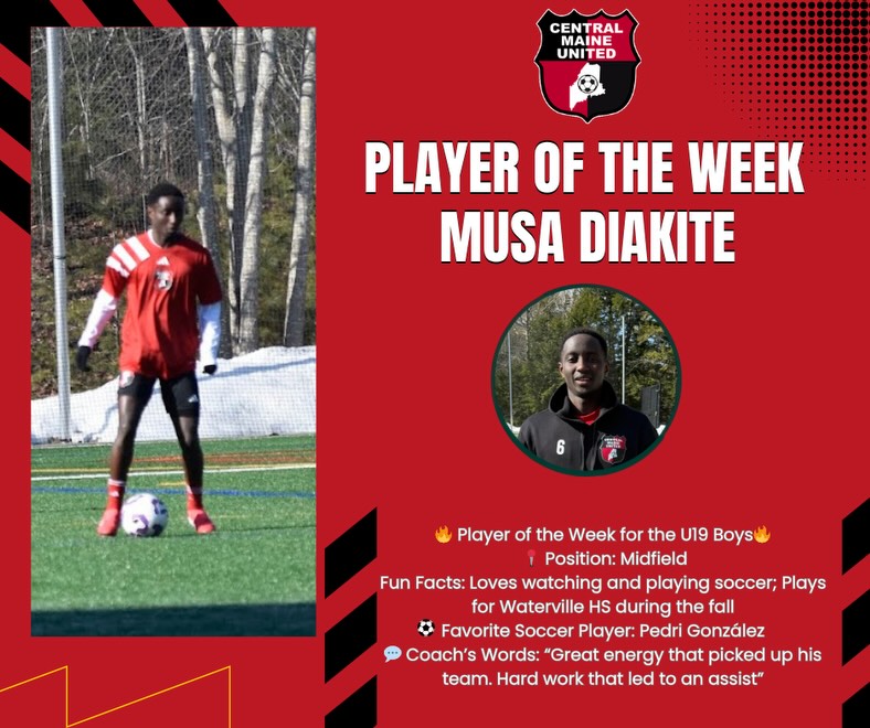 U19 Boys POTW Musa Diakite