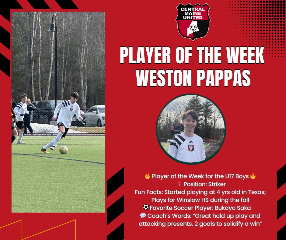U17 Boys POTW Weston Pappas
